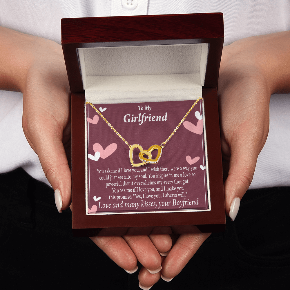 To My Girlfriend I Love You And I Always Will Inseparable Necklace-Express Your Love Gifts