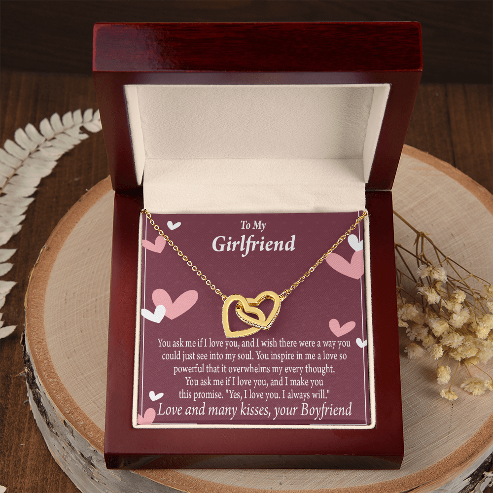 To My Girlfriend I Love You And I Always Will Inseparable Necklace-Express Your Love Gifts