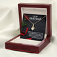 To My Girlfriend I Love You Every Minute of My Life Alluring Ribbon Necklace Message Card-Express Your Love Gifts