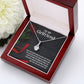 To My Girlfriend I Love You Every Minute of My Life Alluring Ribbon Necklace Message Card-Express Your Love Gifts