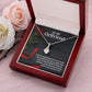 To My Girlfriend I Love You Every Minute of My Life Alluring Ribbon Necklace Message Card-Express Your Love Gifts