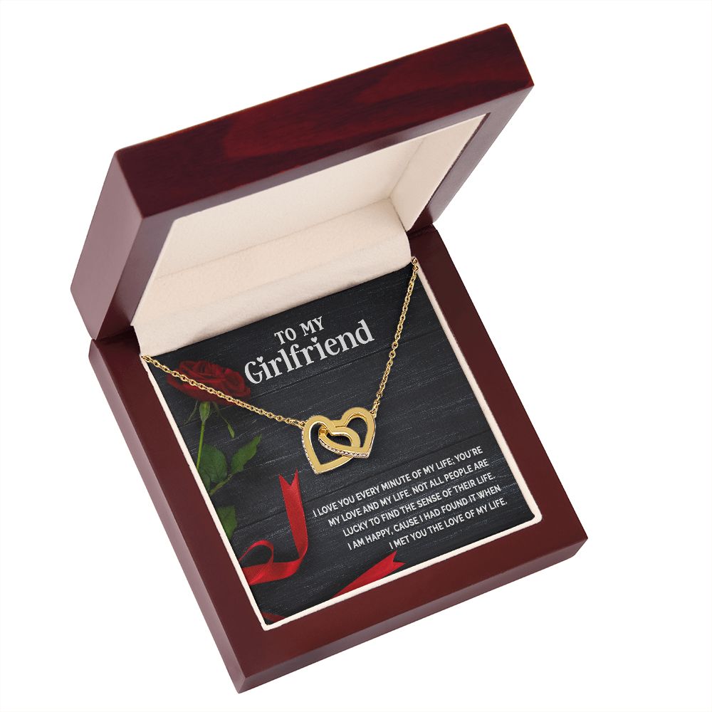 To My Girlfriend I Love You Every Minute of My Life Inseparable Necklace-Express Your Love Gifts