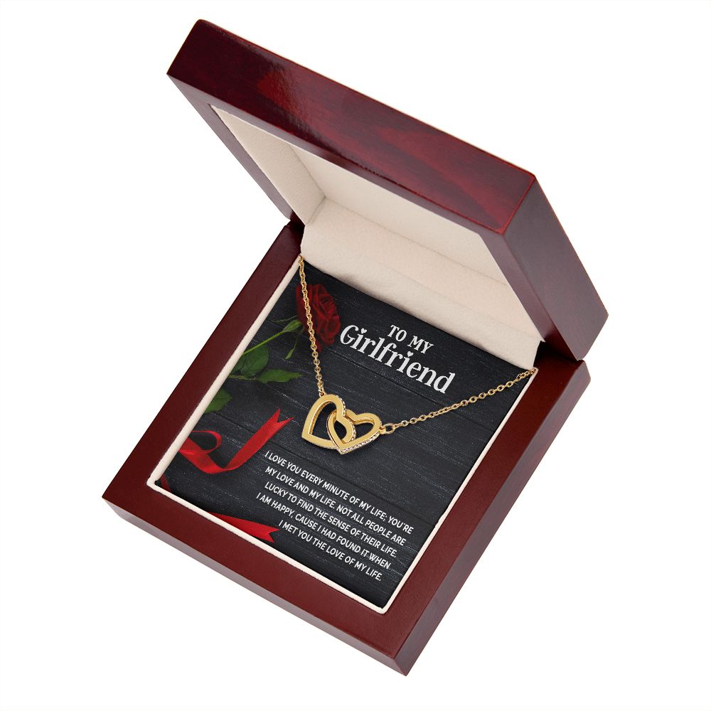 To My Girlfriend I Love You Every Minute of My Life Inseparable Necklace-Express Your Love Gifts