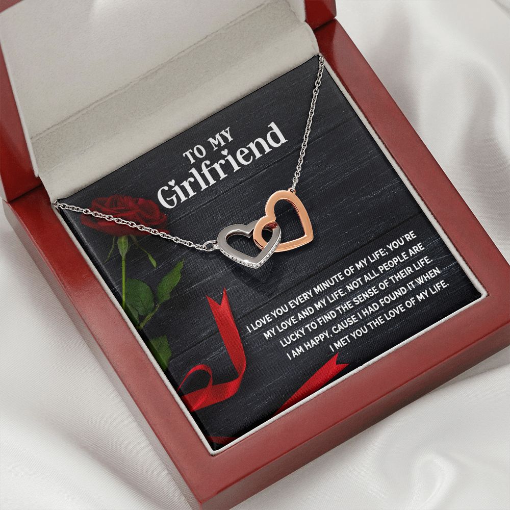 To My Girlfriend I Love You Every Minute of My Life Inseparable Necklace-Express Your Love Gifts