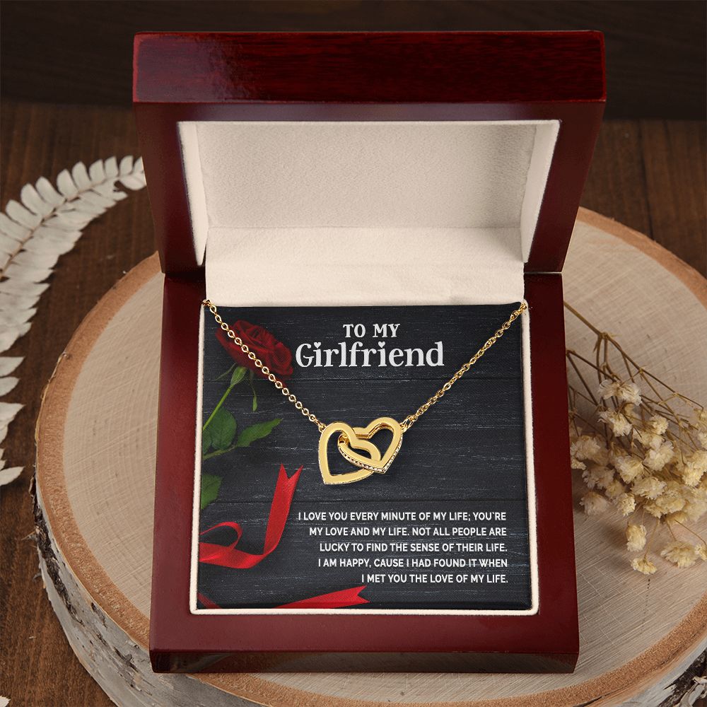 To My Girlfriend I Love You Every Minute of My Life Inseparable Necklace-Express Your Love Gifts