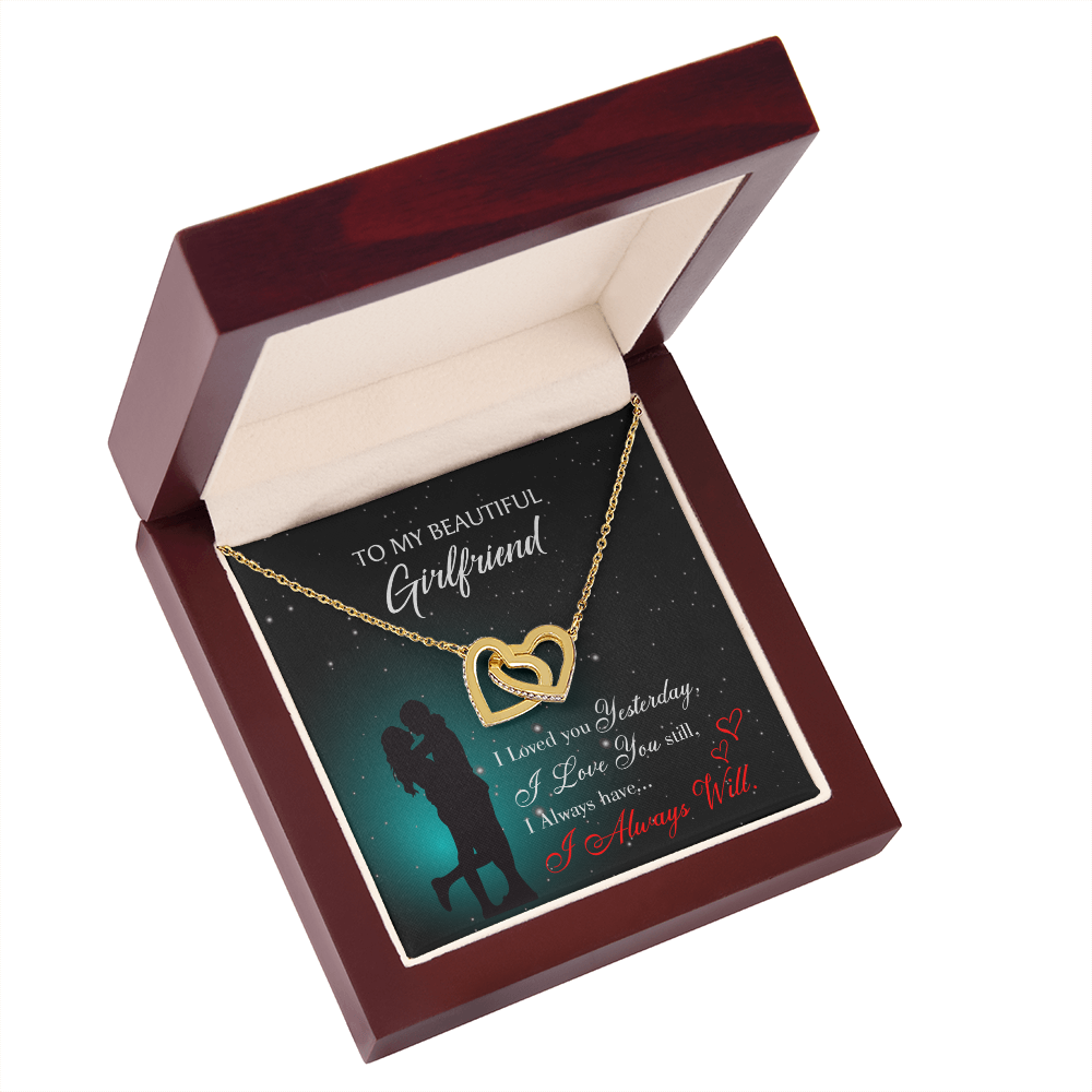 To My Girlfriend I Love You Forever Inseparable Necklace-Express Your Love Gifts