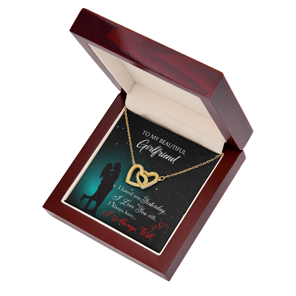 To My Girlfriend I Love You Forever Inseparable Necklace-Express Your Love Gifts
