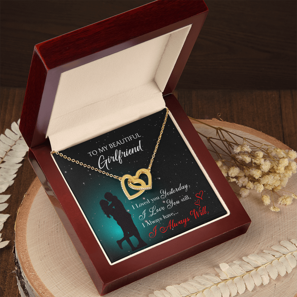 To My Girlfriend I Love You Forever Inseparable Necklace-Express Your Love Gifts