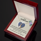 To My Girlfriend I Love You More Every Day Alluring Ribbon Necklace Message Card-Express Your Love Gifts