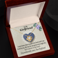 To My Girlfriend I Love You More Every Day Infinity Knot Necklace Message Card-Express Your Love Gifts