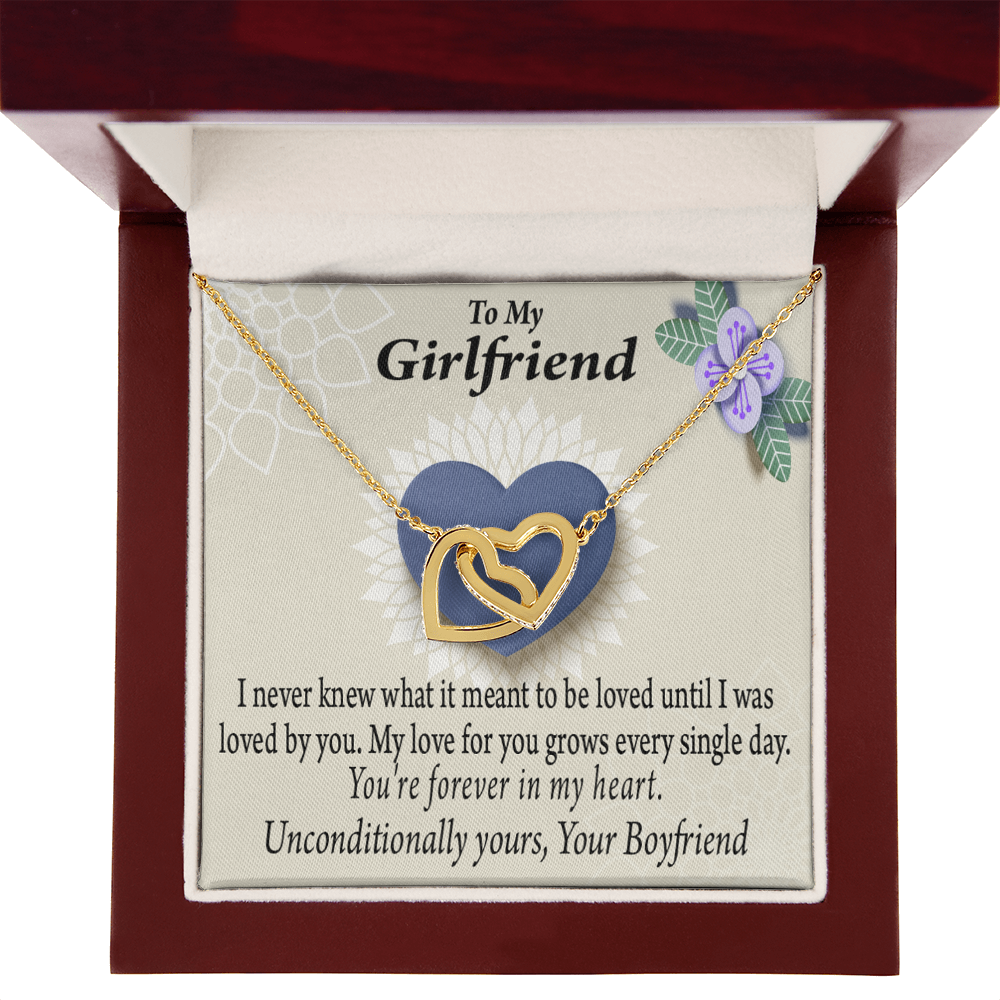 To My Girlfriend I Love You More Every Day Inseparable Necklace-Express Your Love Gifts