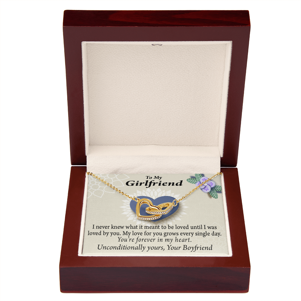 To My Girlfriend I Love You More Every Day Inseparable Necklace-Express Your Love Gifts