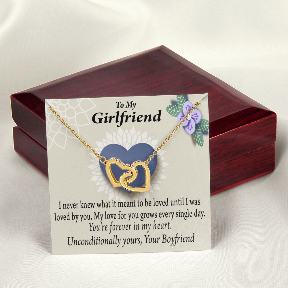 To My Girlfriend I Love You More Every Day Inseparable Necklace-Express Your Love Gifts