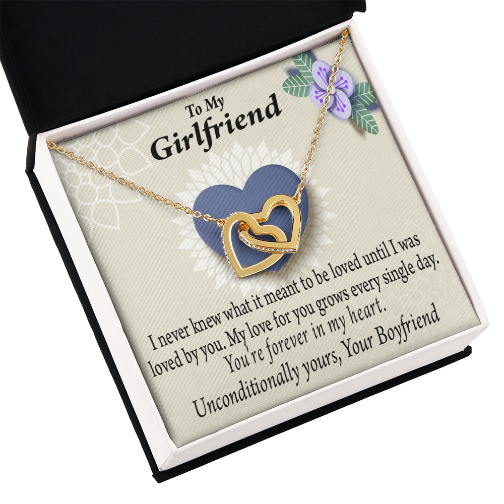 To My Girlfriend I Love You More Every Day Inseparable Necklace-Express Your Love Gifts