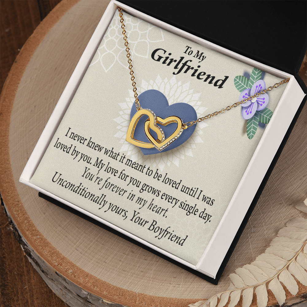 To My Girlfriend I Love You More Every Day Inseparable Necklace-Express Your Love Gifts