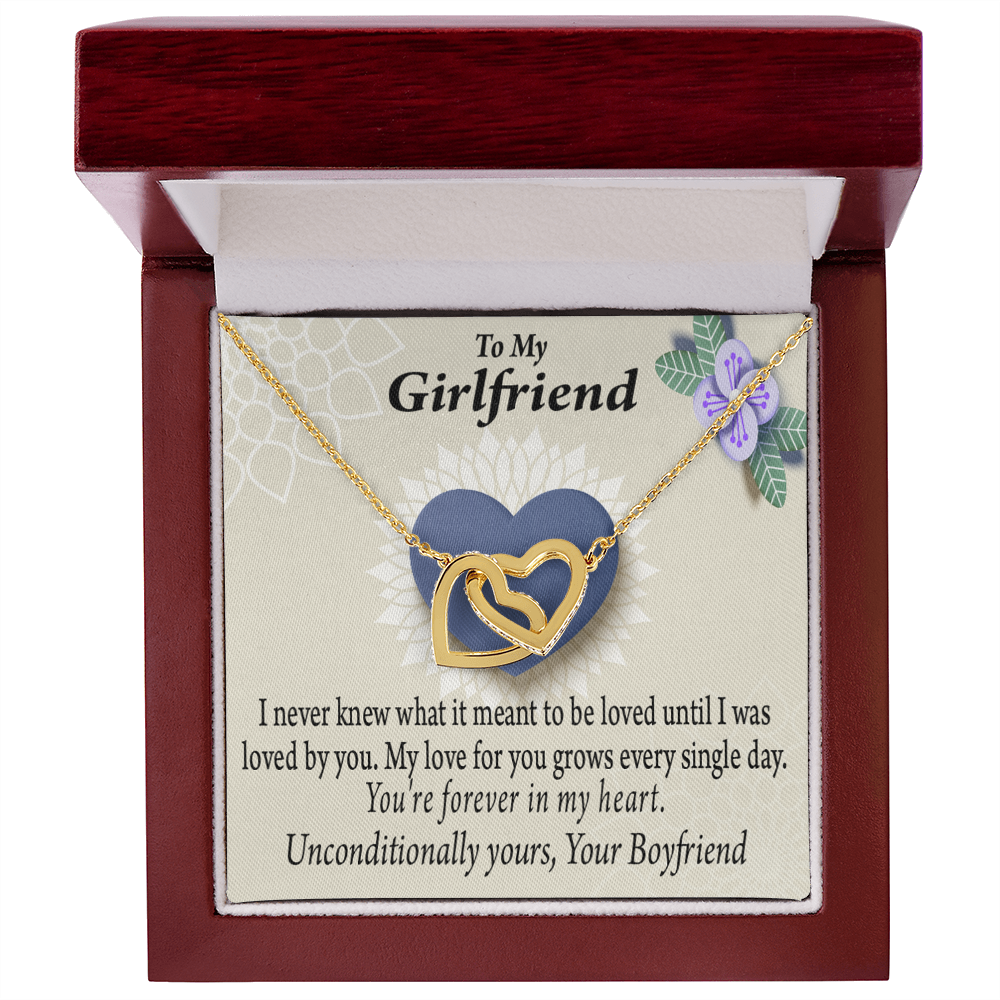 To My Girlfriend I Love You More Every Day Inseparable Necklace-Express Your Love Gifts