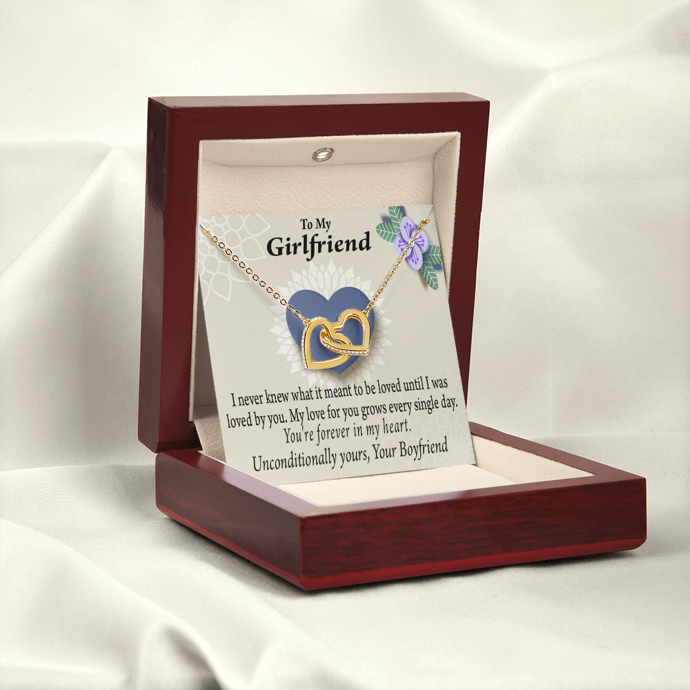 To My Girlfriend I Love You More Every Day Inseparable Necklace-Express Your Love Gifts