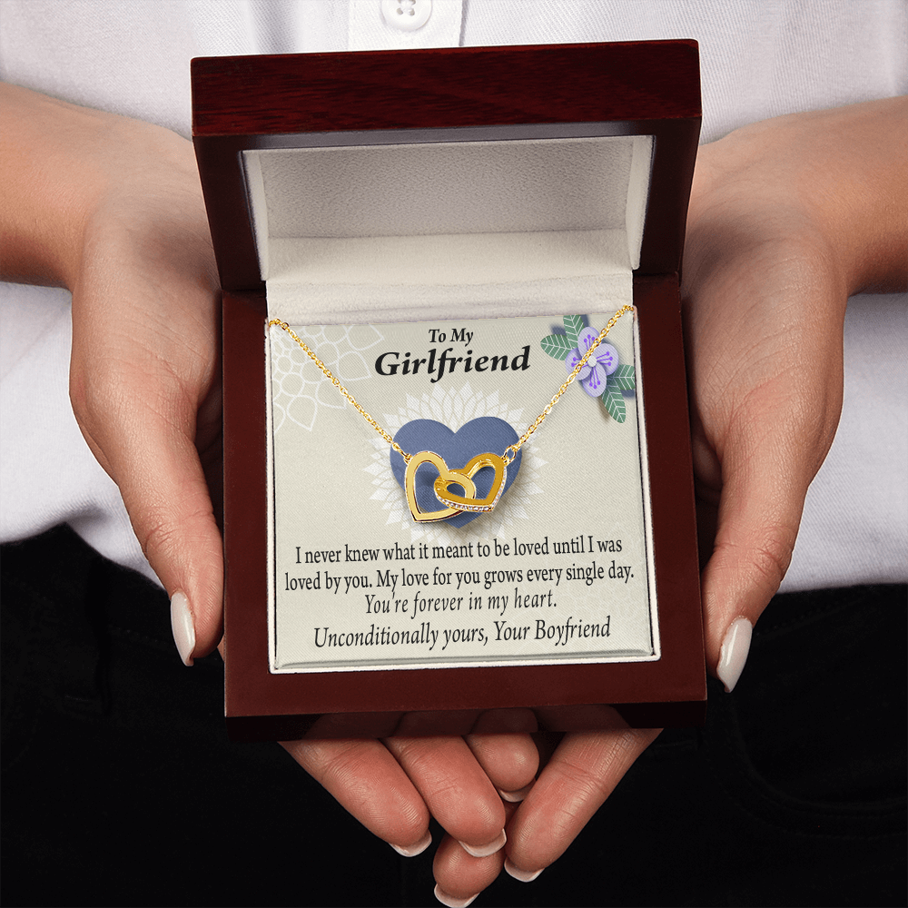 To My Girlfriend I Love You More Every Day Inseparable Necklace-Express Your Love Gifts