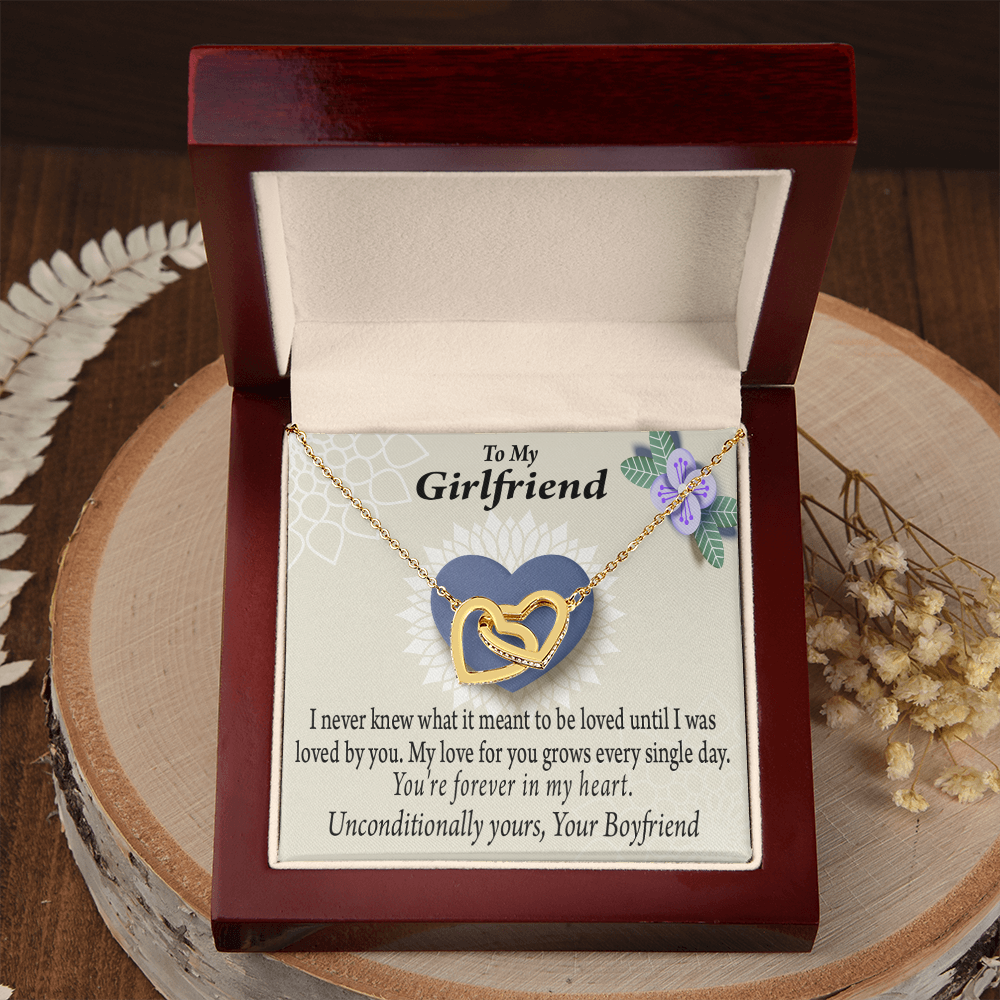 To My Girlfriend I Love You More Every Day Inseparable Necklace-Express Your Love Gifts