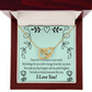 To My Girlfriend I'm Lucky to Found Someone Like You Inseparable Necklace-Express Your Love Gifts