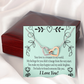 To My Girlfriend I'm Lucky to Found Someone Like You Inseparable Necklace-Express Your Love Gifts