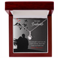 To My Girlfriend I Miss You Loads Alluring Ribbon Necklace Message Card-Express Your Love Gifts