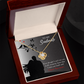 To My Girlfriend I Miss You Loads Infinity Knot Necklace Message Card-Express Your Love Gifts