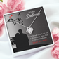 To My Girlfriend I Miss You Loads Infinity Knot Necklace Message Card-Express Your Love Gifts