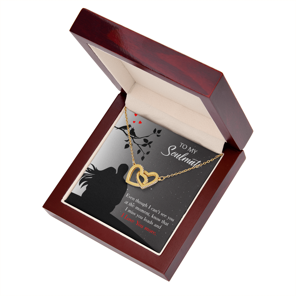 To My Girlfriend I Miss You Loads Inseparable Necklace-Express Your Love Gifts