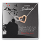 To My Girlfriend I Miss You Loads Inseparable Necklace-Express Your Love Gifts