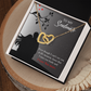 To My Girlfriend I Miss You Loads Inseparable Necklace-Express Your Love Gifts
