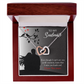 To My Girlfriend I Miss You Loads Inseparable Necklace-Express Your Love Gifts