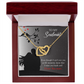 To My Girlfriend I Miss You Loads Inseparable Necklace-Express Your Love Gifts