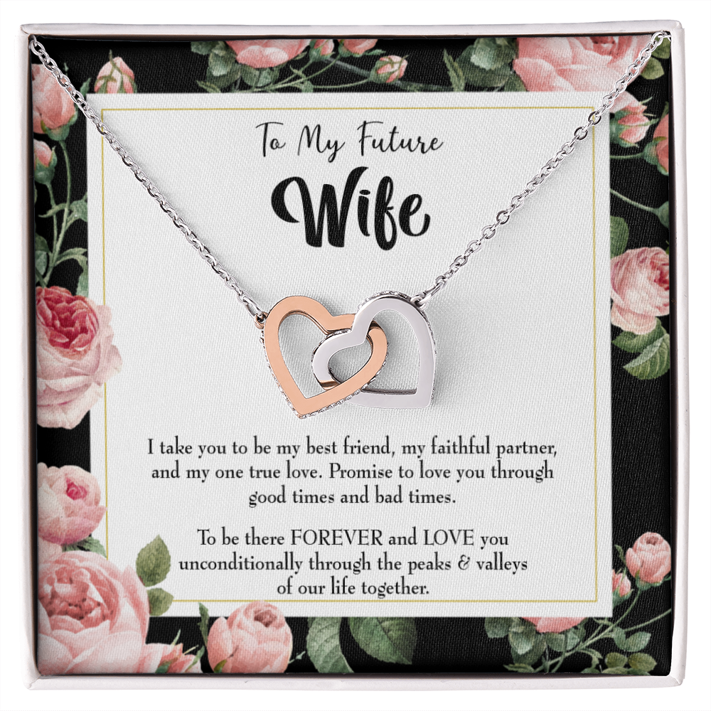 To My Girlfriend I take You Inseparable Necklace-Express Your Love Gifts