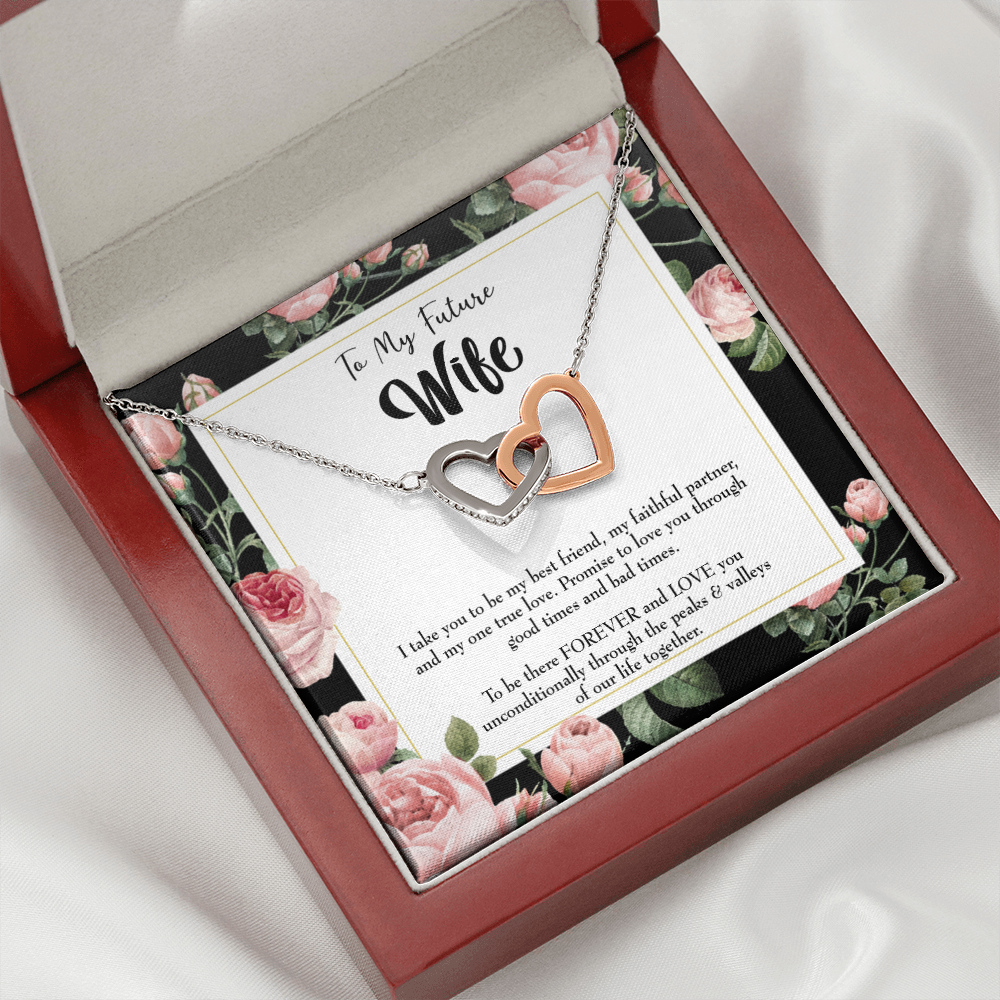 To My Girlfriend I take You Inseparable Necklace-Express Your Love Gifts