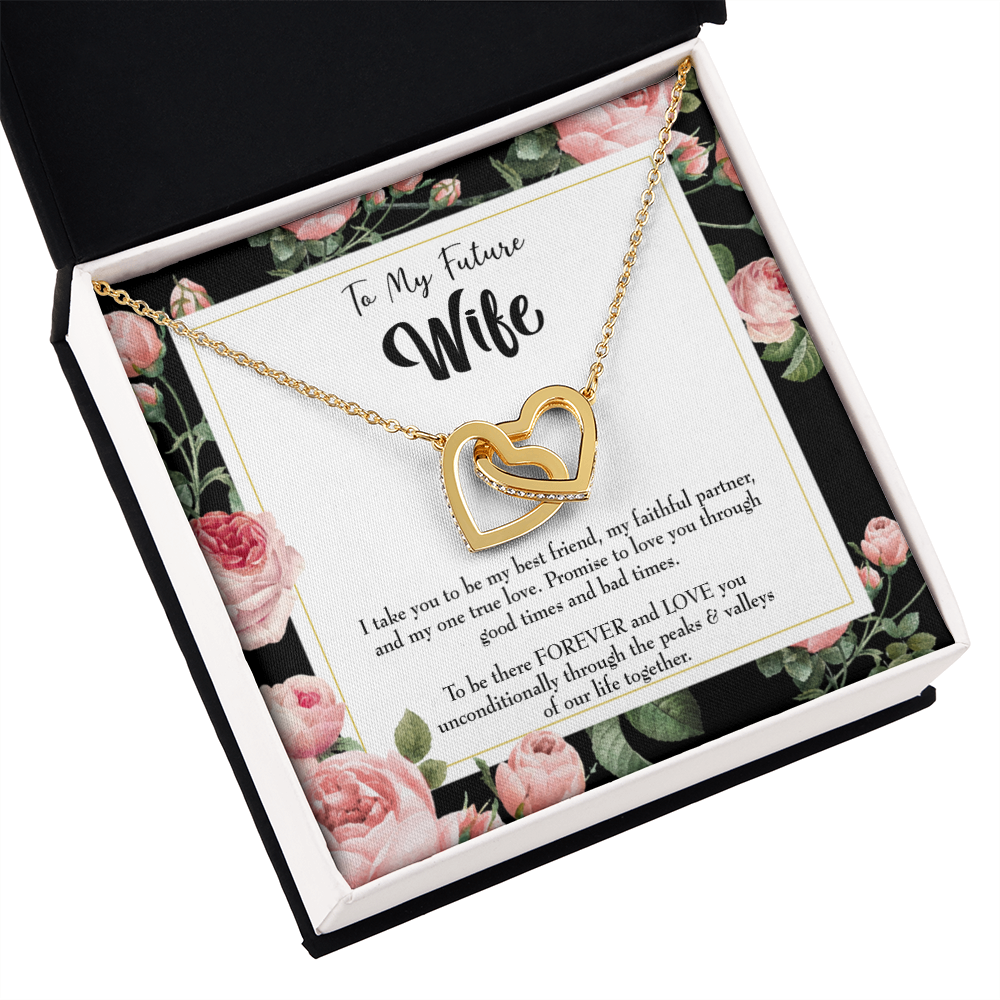 To My Girlfriend I take You Inseparable Necklace-Express Your Love Gifts