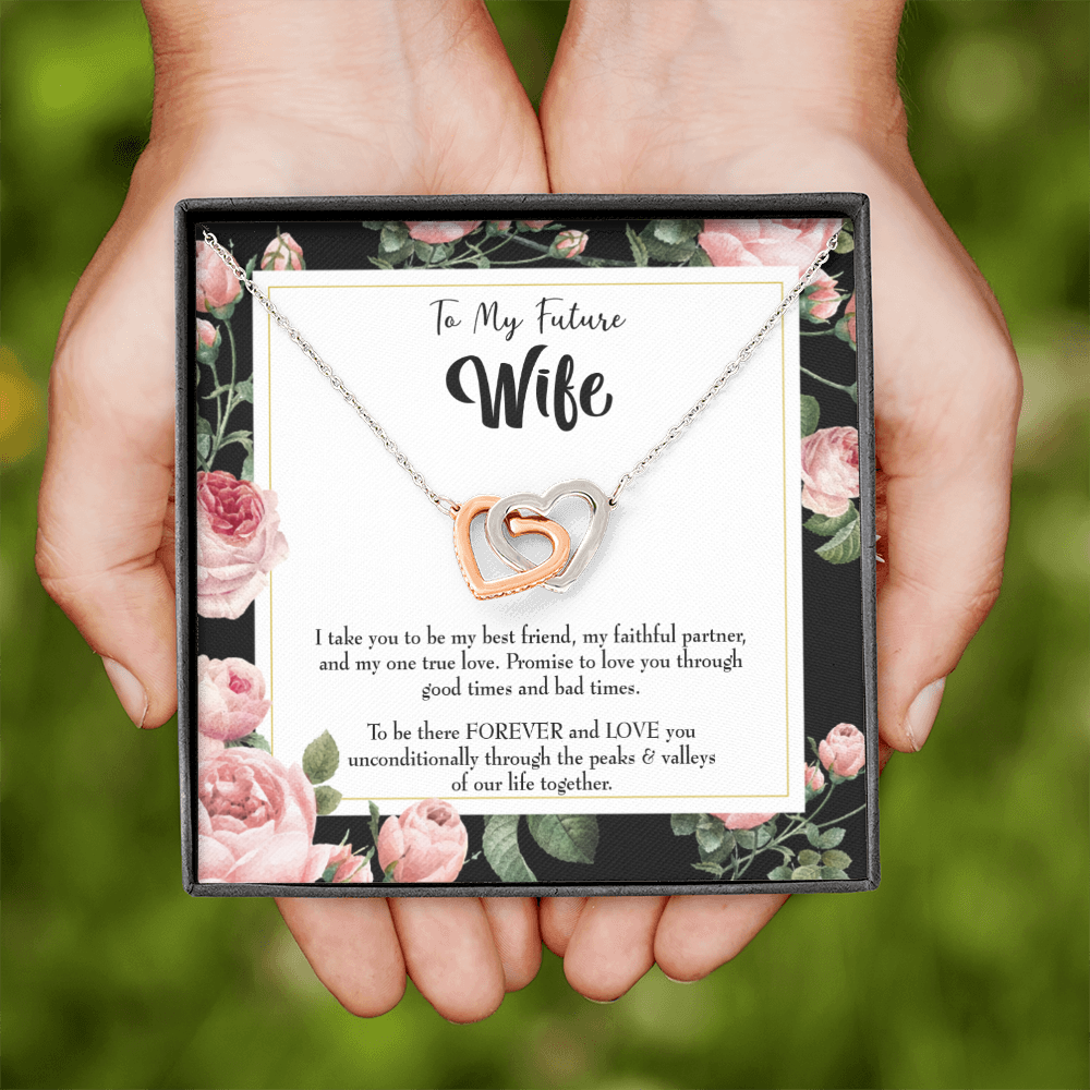 To My Girlfriend I take You Inseparable Necklace-Express Your Love Gifts