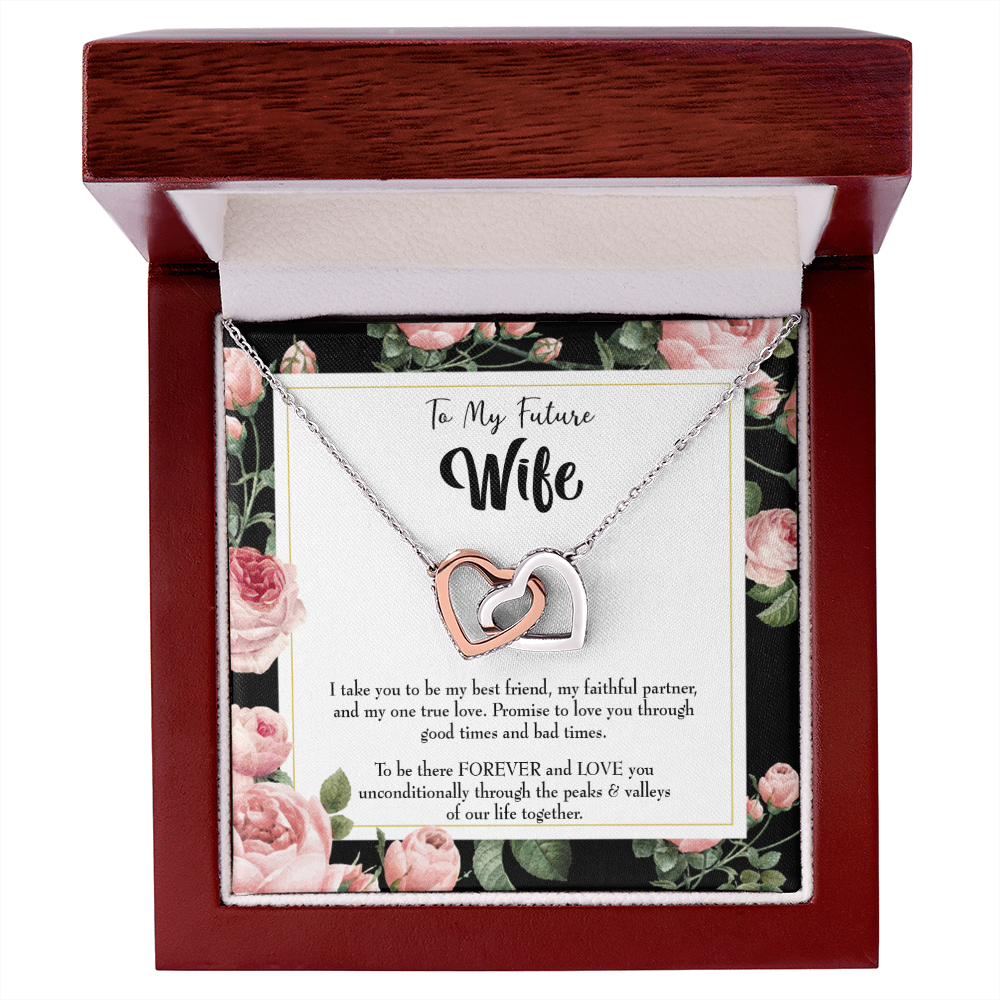 To My Girlfriend I take You Inseparable Necklace-Express Your Love Gifts