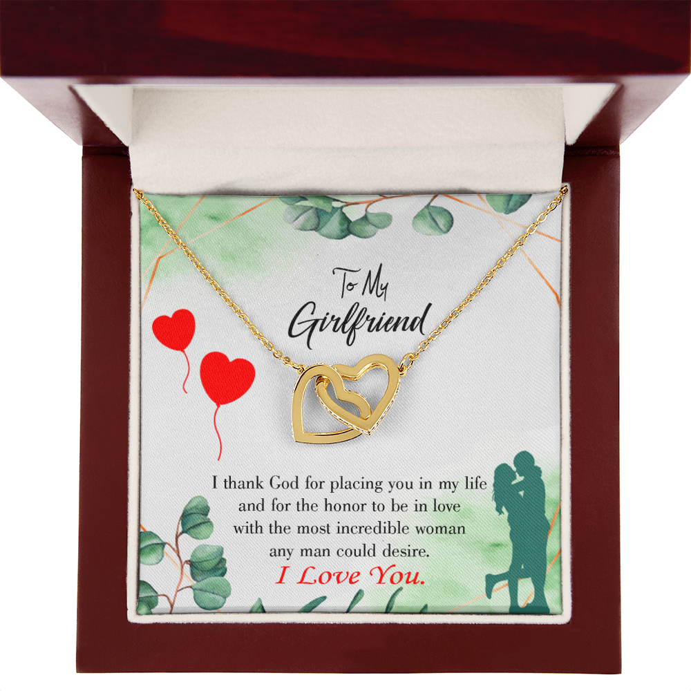 To My Girlfriend I Thank God Inseparable Necklace-Express Your Love Gifts