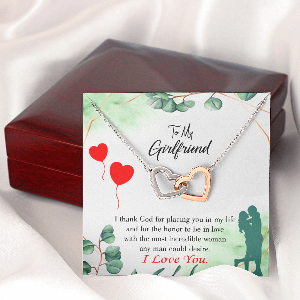 To My Girlfriend I Thank God Inseparable Necklace-Express Your Love Gifts