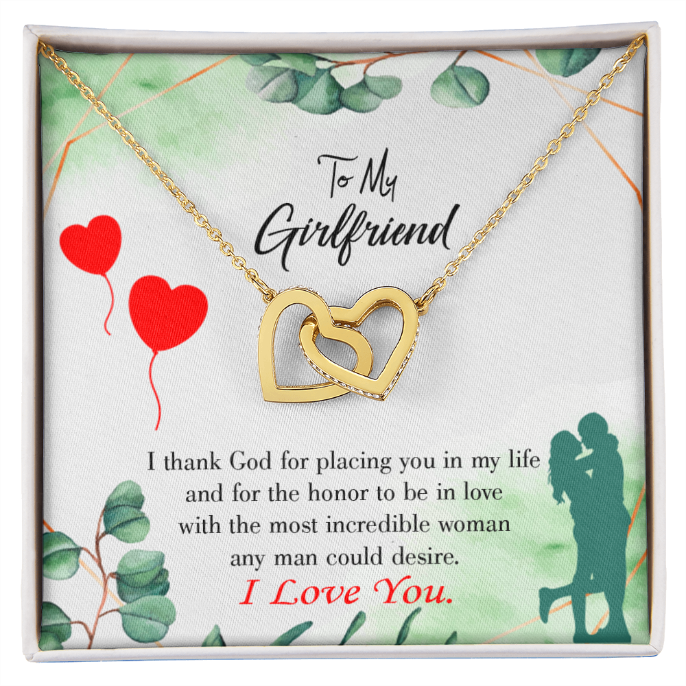 To My Girlfriend I Thank God Inseparable Necklace-Express Your Love Gifts