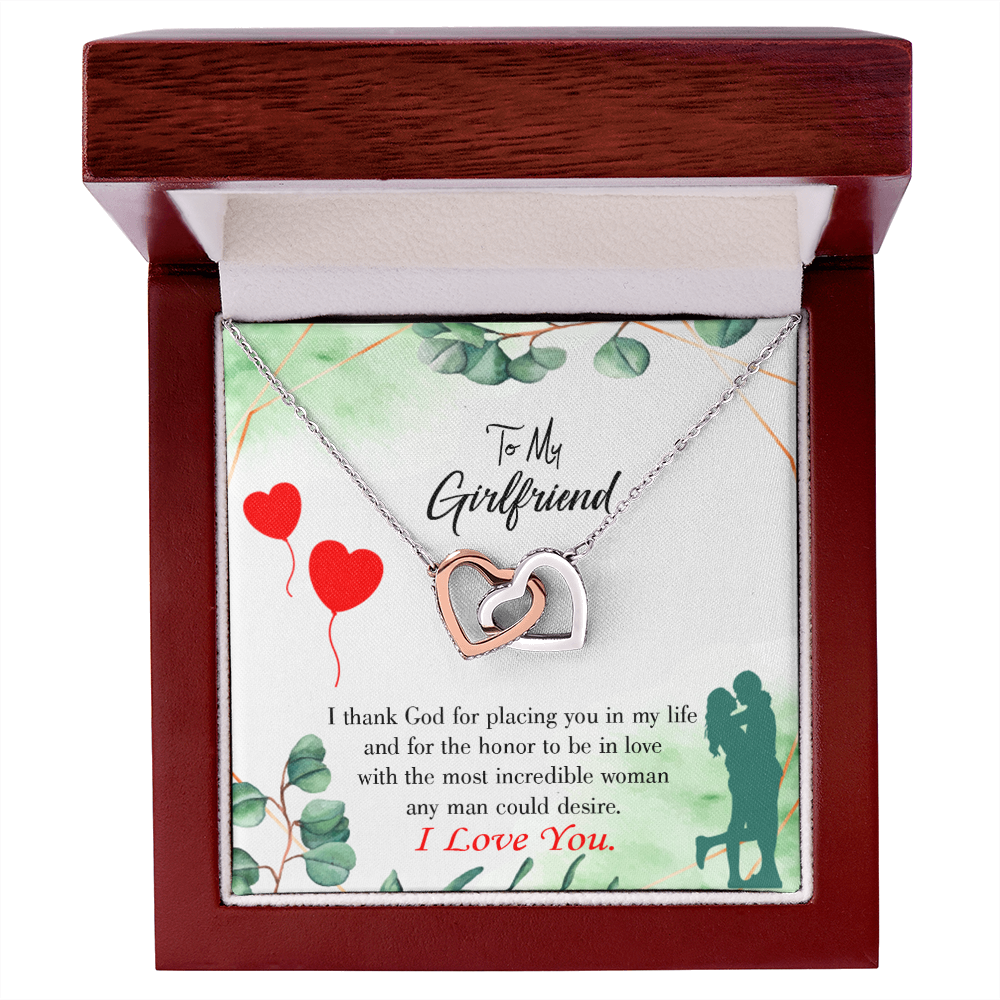 To My Girlfriend I Thank God Inseparable Necklace-Express Your Love Gifts