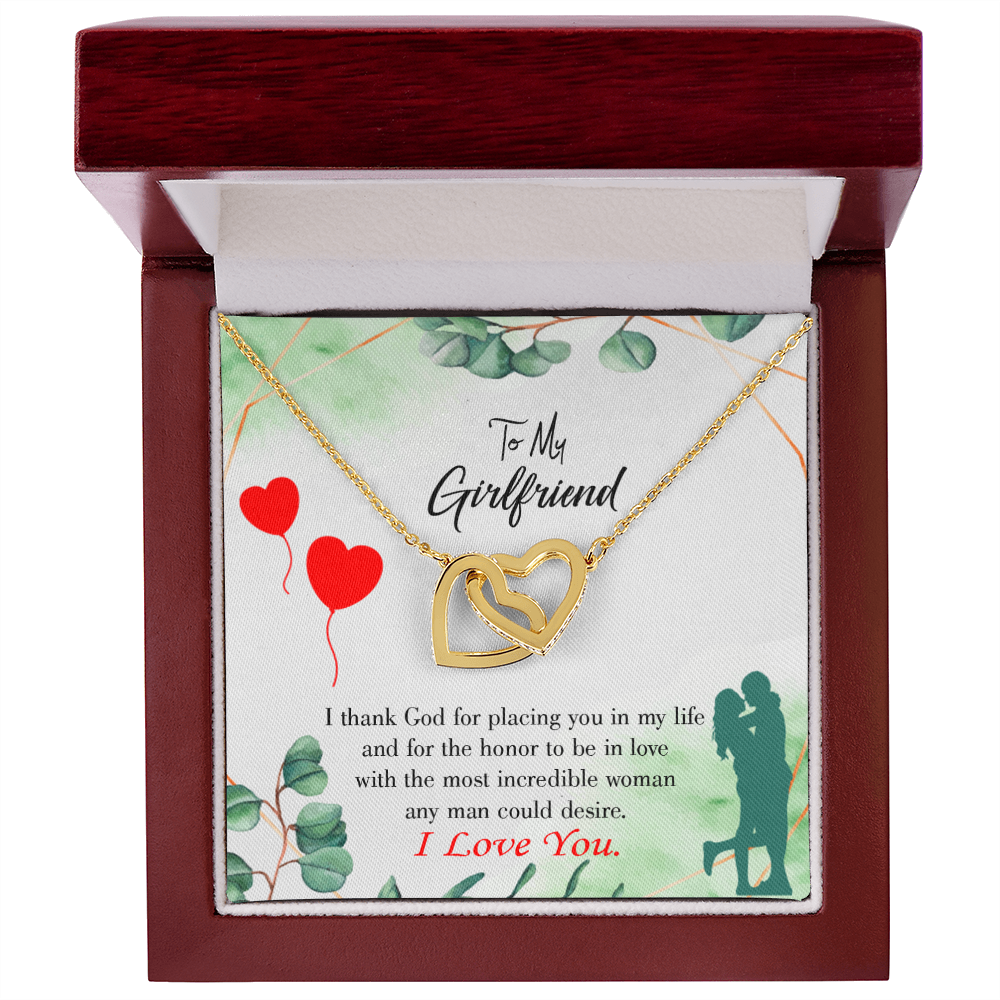 To My Girlfriend I Thank God Inseparable Necklace-Express Your Love Gifts
