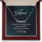 To My Girlfriend I Think You Should Know Custom Name Necklace-Express Your Love Gifts
