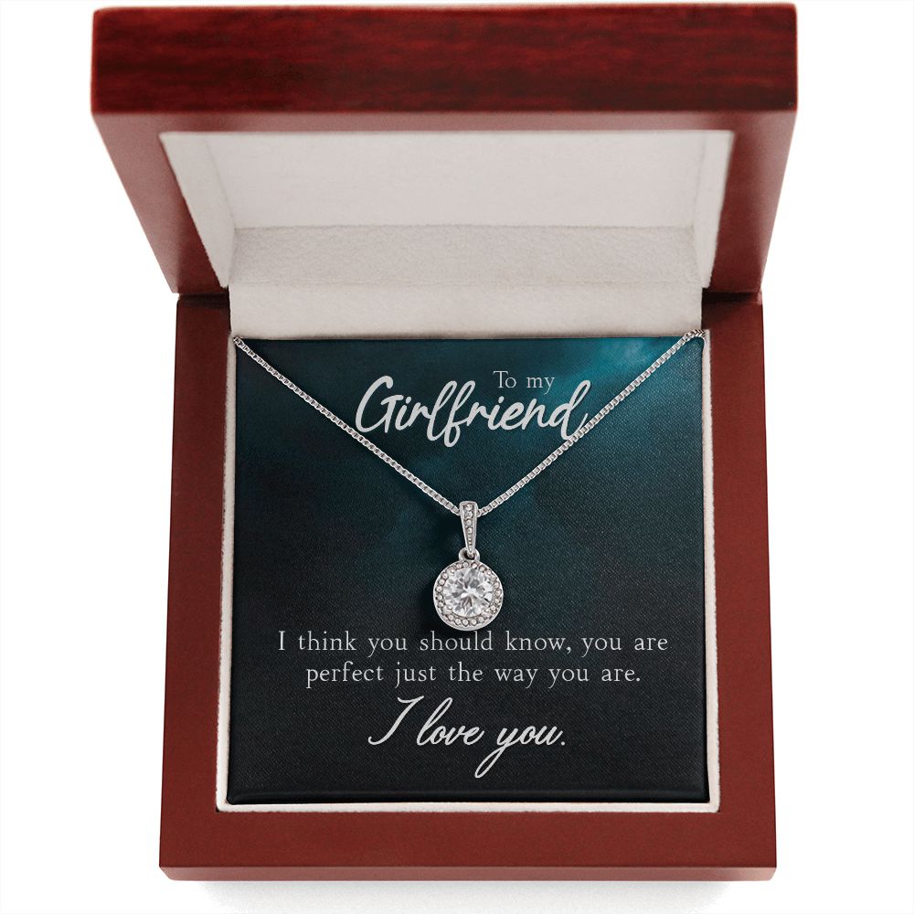 To My Girlfriend I Think You Should Know Eternal Hope Necklace Message Card-Express Your Love Gifts