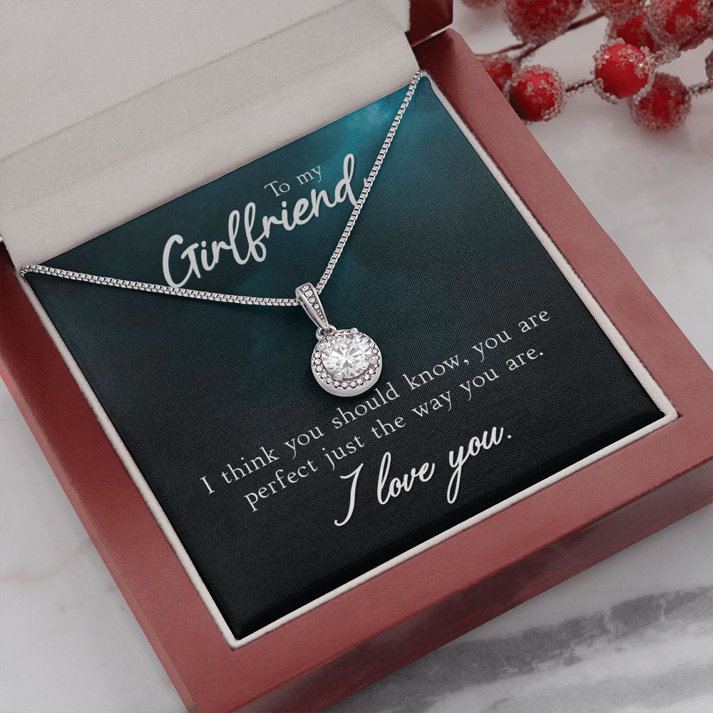 To My Girlfriend I Think You Should Know Eternal Hope Necklace Message Card-Express Your Love Gifts