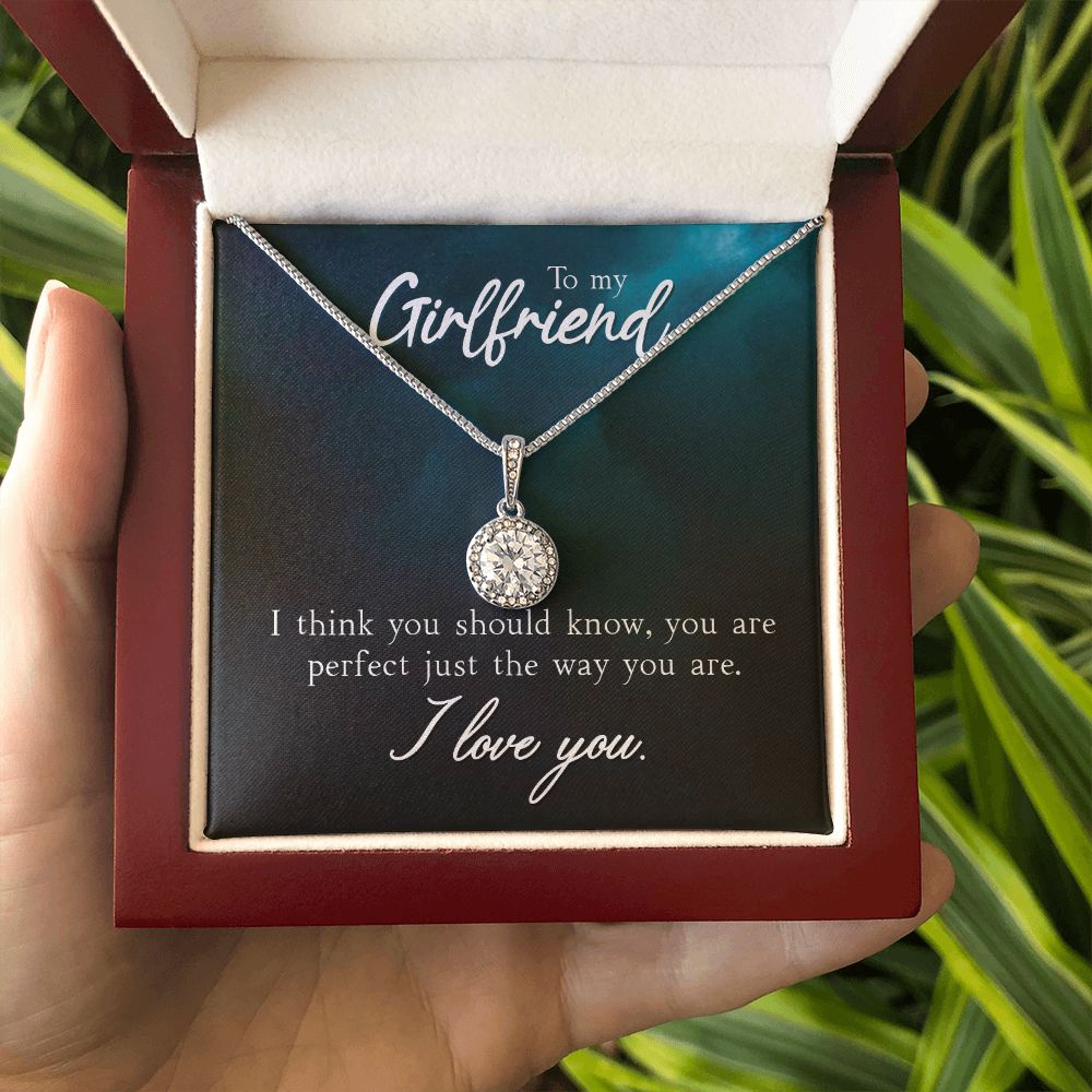 To My Girlfriend I Think You Should Know Eternal Hope Necklace Message Card-Express Your Love Gifts
