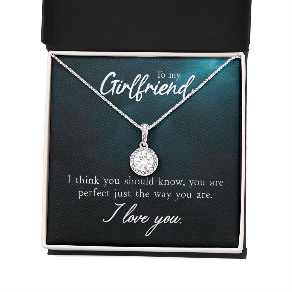 To My Girlfriend I Think You Should Know Eternal Hope Necklace Message Card-Express Your Love Gifts