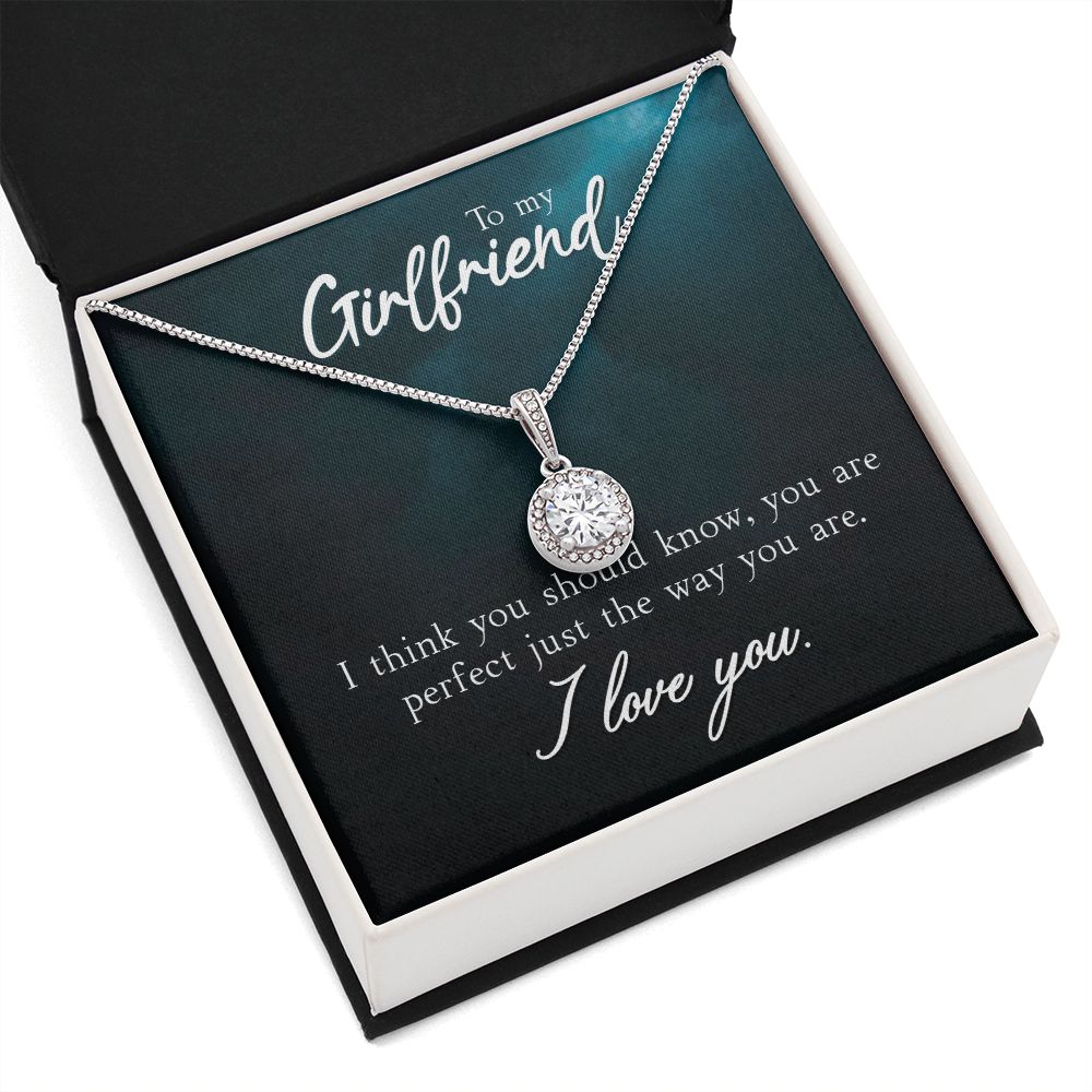 To My Girlfriend I Think You Should Know Eternal Hope Necklace Message Card-Express Your Love Gifts