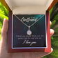 To My Girlfriend I Think You Should Know Eternal Hope Necklace Message Card-Express Your Love Gifts